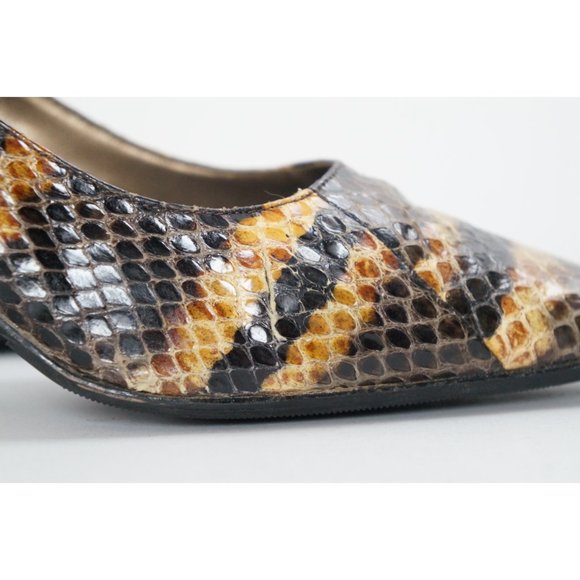 Genuine Snakeskin Pumps, Fresco by Pierre - Picture 3 of 8